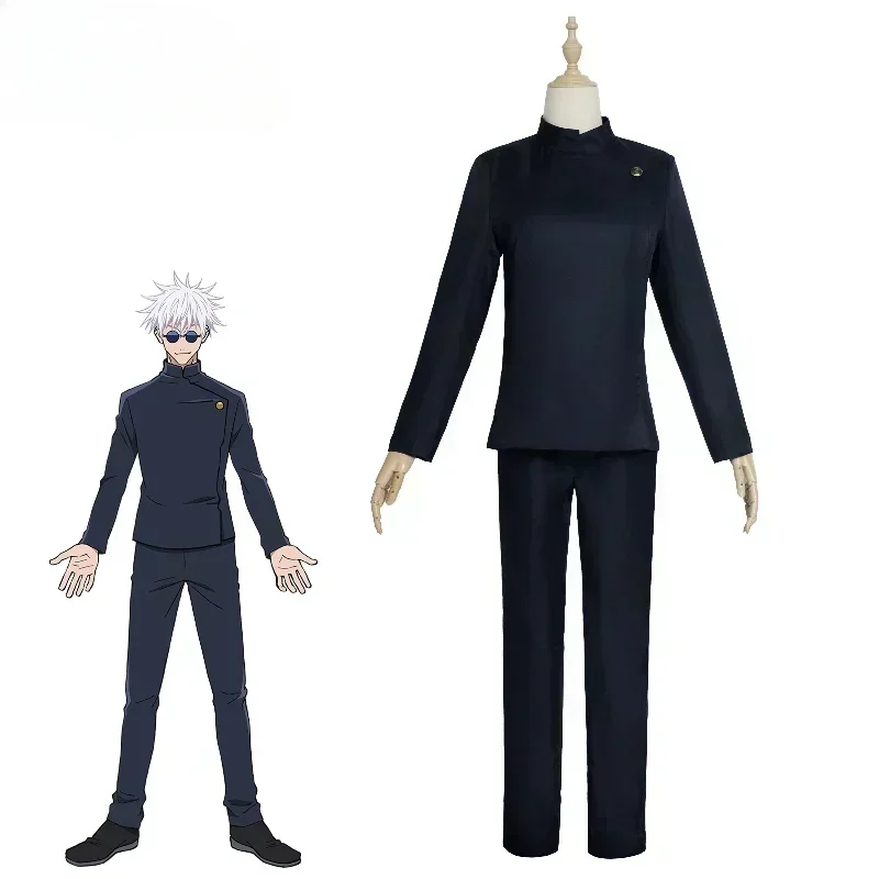 Anime Cosplay Jujutsu Kaisen - 2026Anime Gojo Satoru Cosplay Seragam Jujitsu