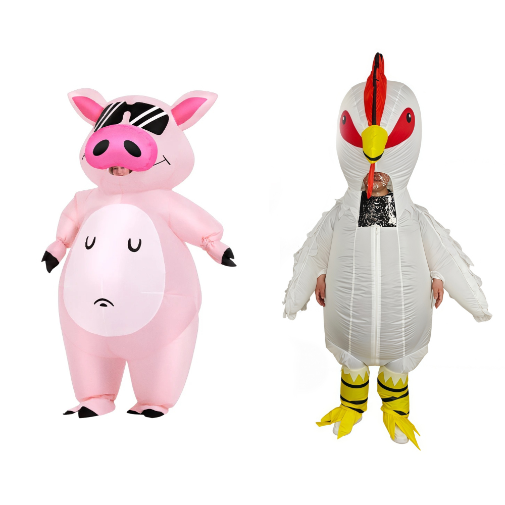 Anime Cosplay Pink - Kostum Tiup Babi Kartun Hewan, Kostum
