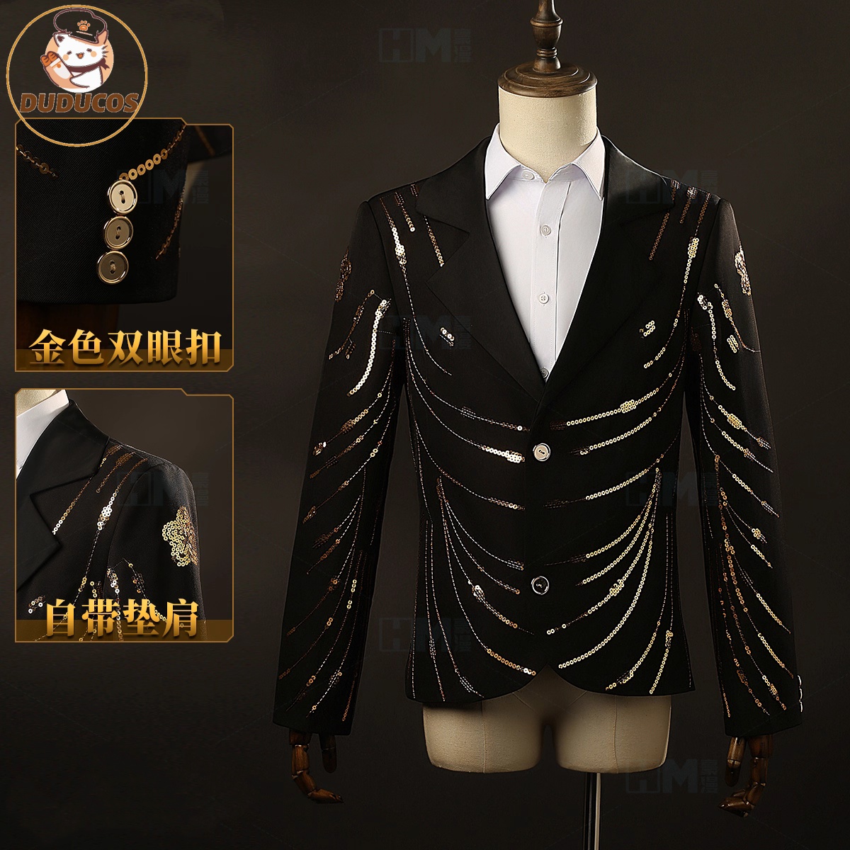 Anime Zoey Cosplay - Kostum Cosplay Bobby【S-2XL】DUDU-R Halloween Agent Mira