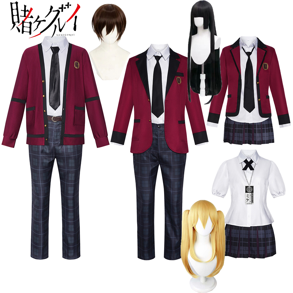 Anime Cosplay Yumeko - Kostum Cosplay Anime Kakegurui Jabami Yumeko
