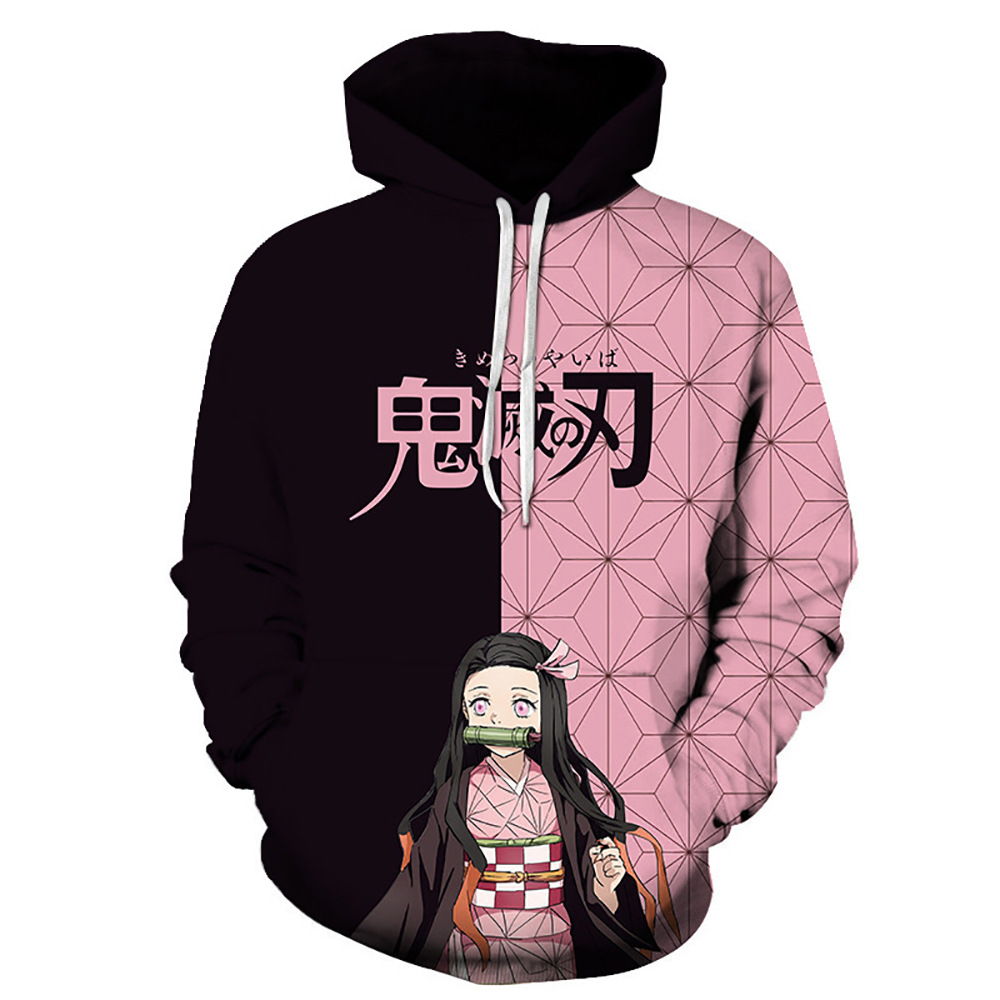Anime Cosplay Demon Slayer - Jaket Hoodie Cetak 3D Demon Slayer