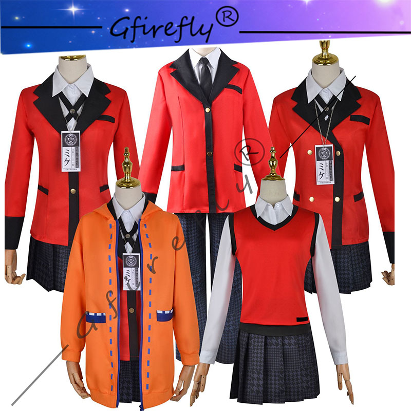 Anime Cosplay Yumeko - Kostum Cosplay Kakegurui Jyabami Yumeko Momobami