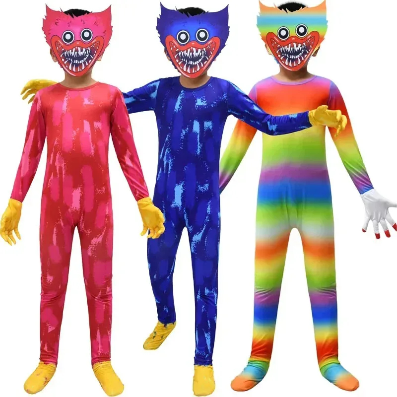Anime Cosplay 2026 - Kostum Halloween Poppy Playtime Huggy Wuggy
