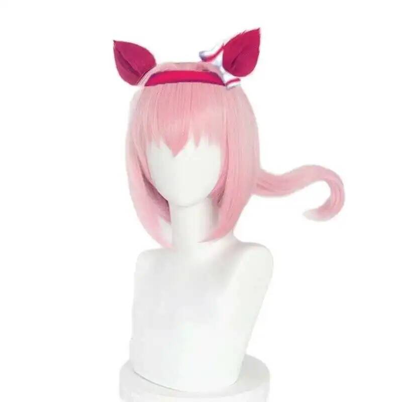 Anime Cosplay Pink - Wig Cosplay Uma Musume Haru Urara