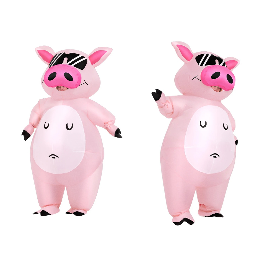 Kostum Tiup Babi Kartun Hewan, - Anime Cosplay Pink ulasan dan harga