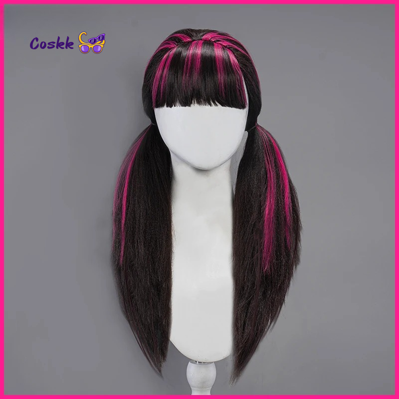 Wig Cosplay Draculauraa Rambut - Anime Cosplay Pink ulasan dan harga