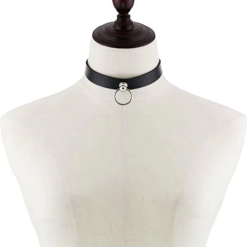Kalung Choker PU Anime Chainsa - Anime Cosplay Chainsaw Man ulasan dan harga