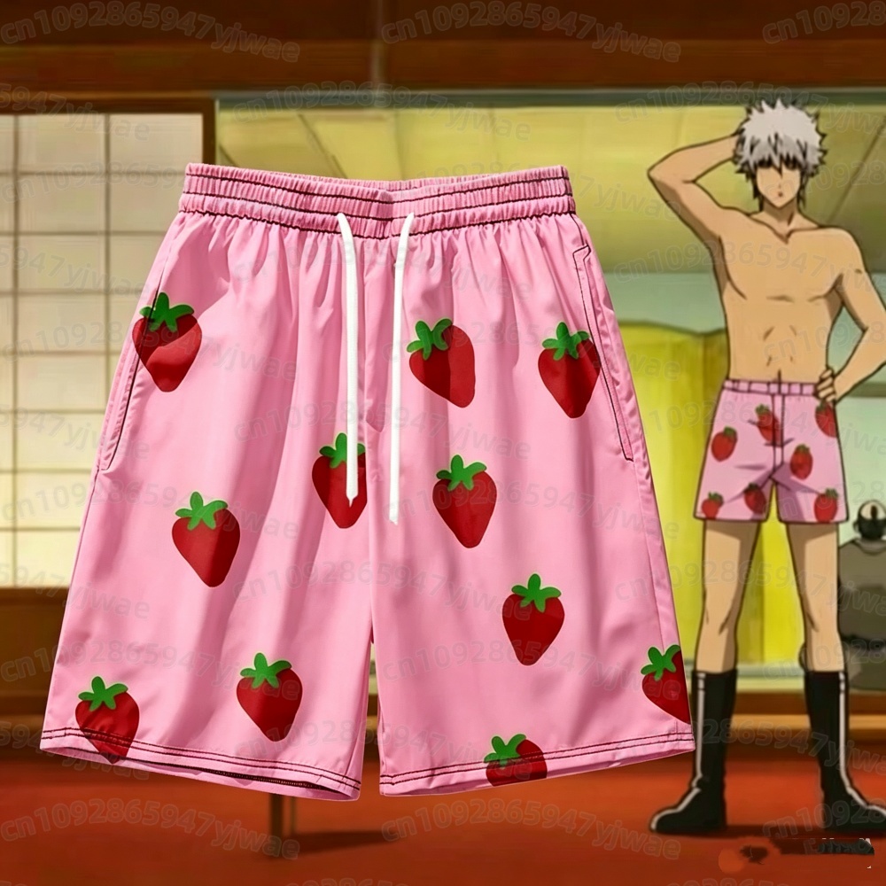 Celana Pendek Pria Warna Pink  - Anime Cosplay Pink ulasan dan harga