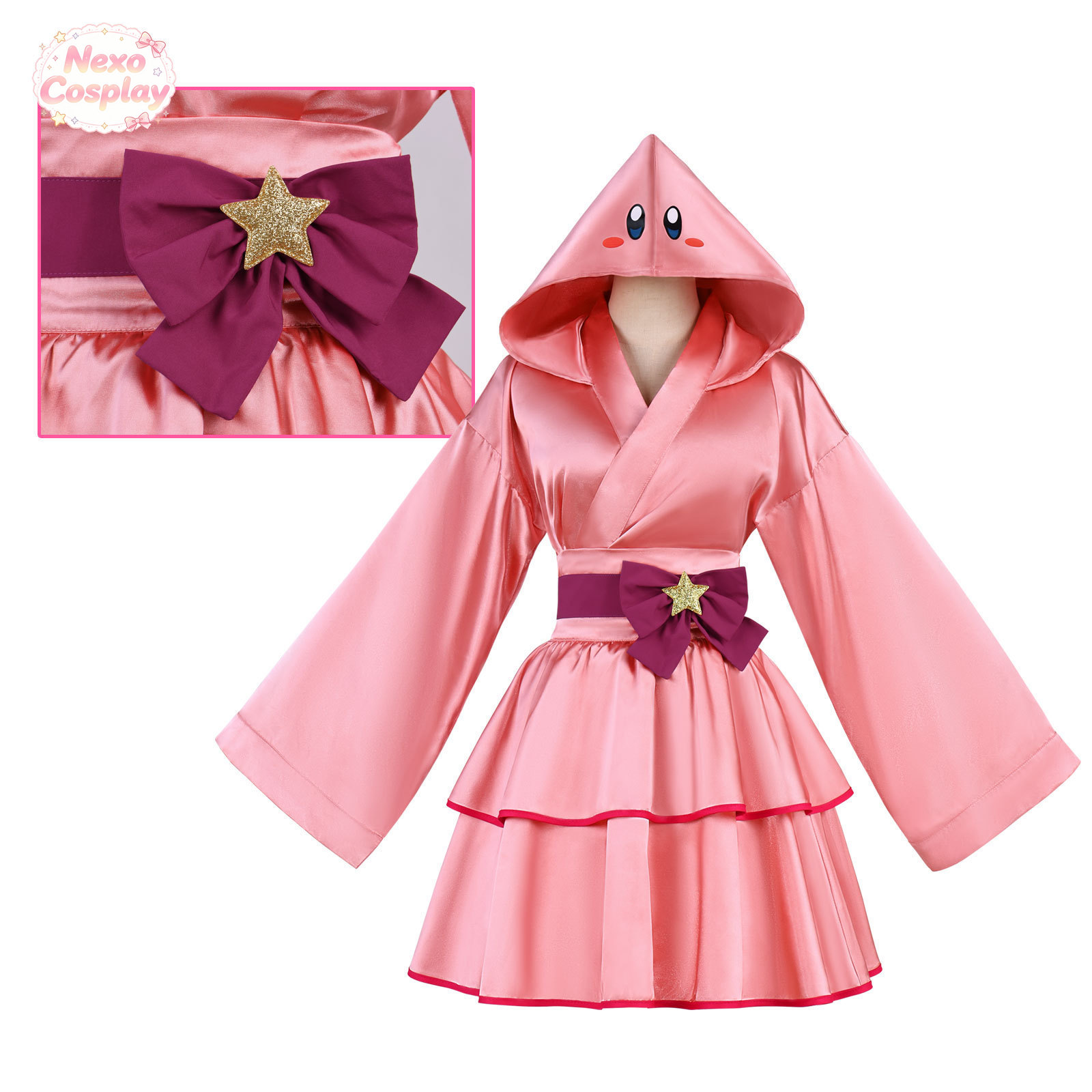 Kostum Cosplay Bola Merah Muda - Anime Cosplay Pink ulasan dan harga