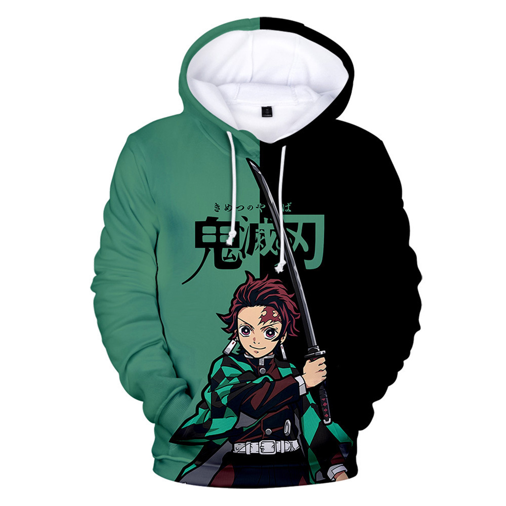 Hoodie Cetak 3D Demon Slayer T - Anime Cosplay Demon Slayer ulasan dan harga