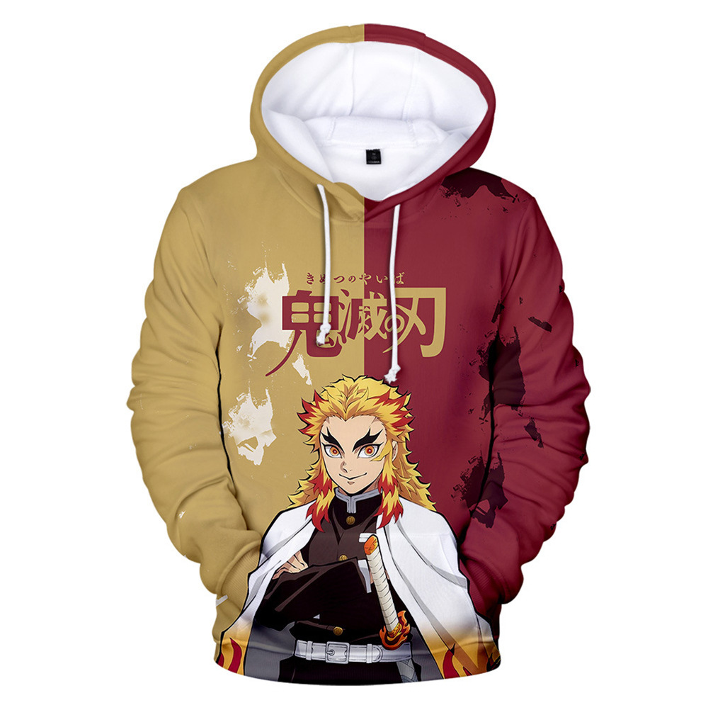 Hoodie Cetak 3D Demon Slayer T - Anime Cosplay Demon Slayer ulasan dan harga