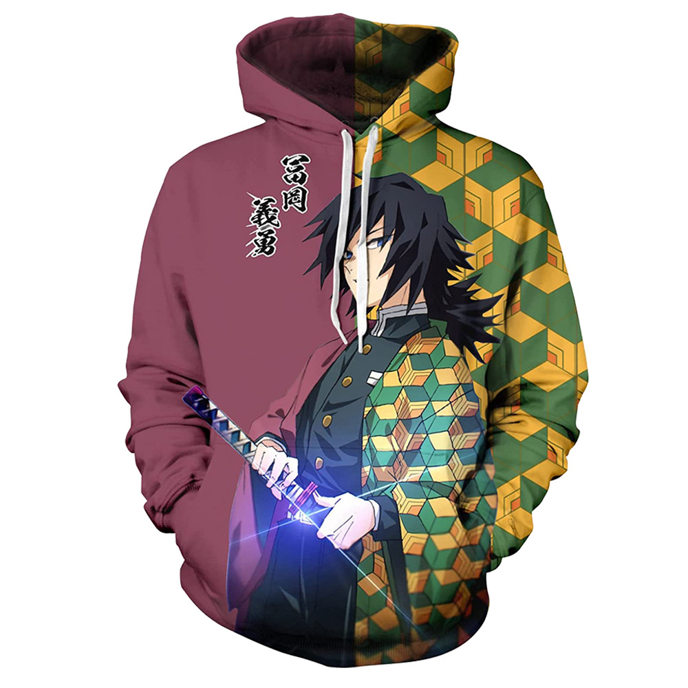 Hoodie Cetak 3D Demon Slayer T - Anime Cosplay Demon Slayer ulasan dan harga