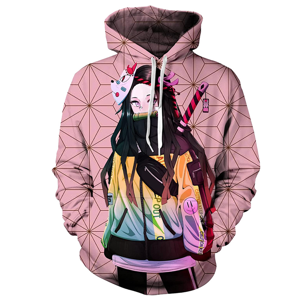 Hoodie Cetak 3D Demon Slayer T - Anime Cosplay Demon Slayer ulasan dan harga
