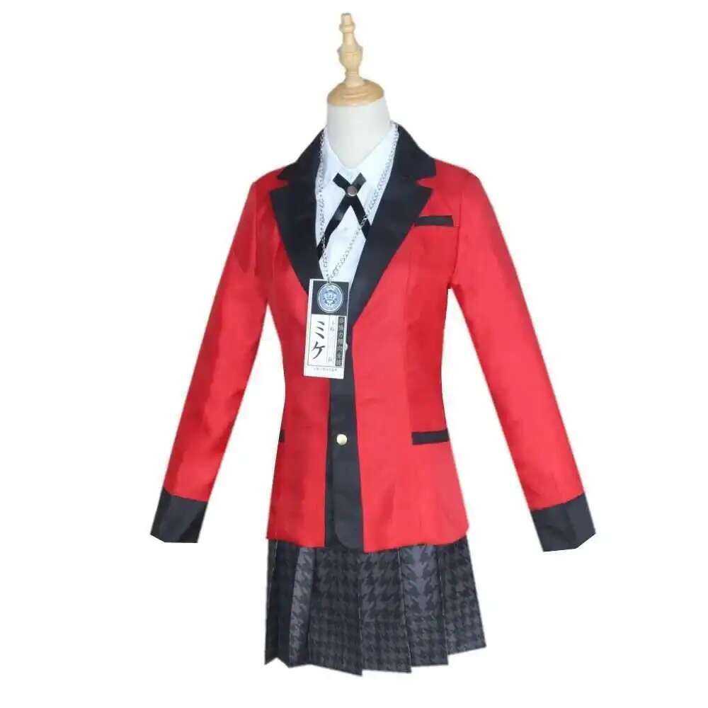 Kostum Cosplay Anime Kakegurui - Anime Cosplay Yumeko ulasan dan harga