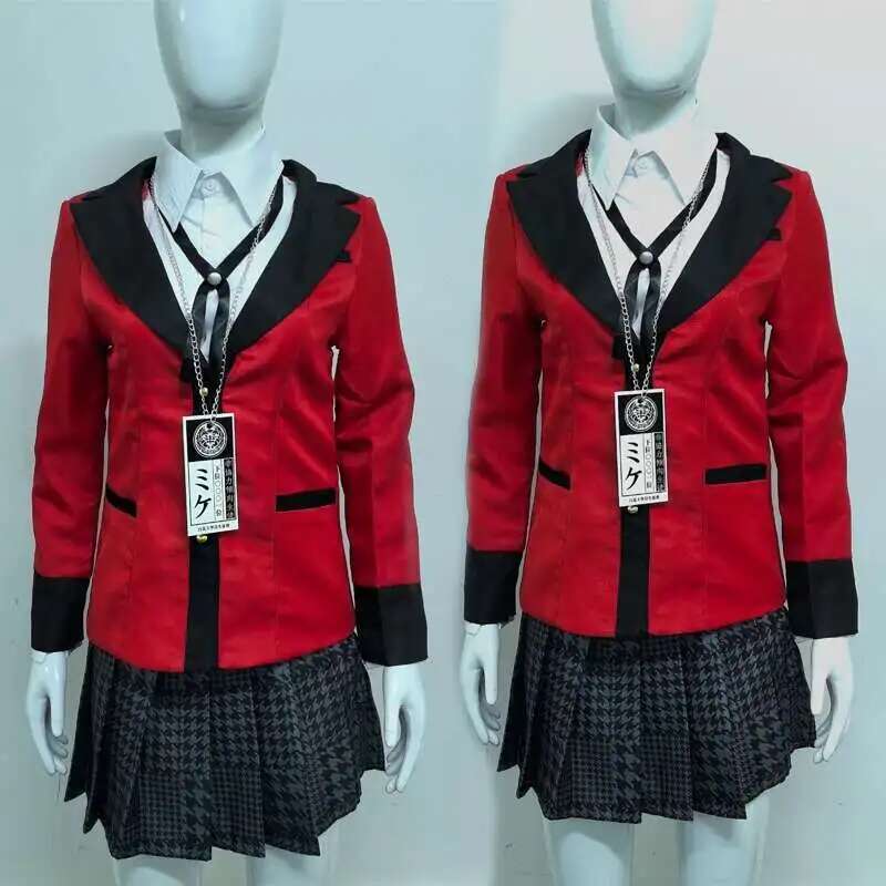 Kostum Cosplay Anime Kakegurui - Anime Cosplay Yumeko ulasan dan harga