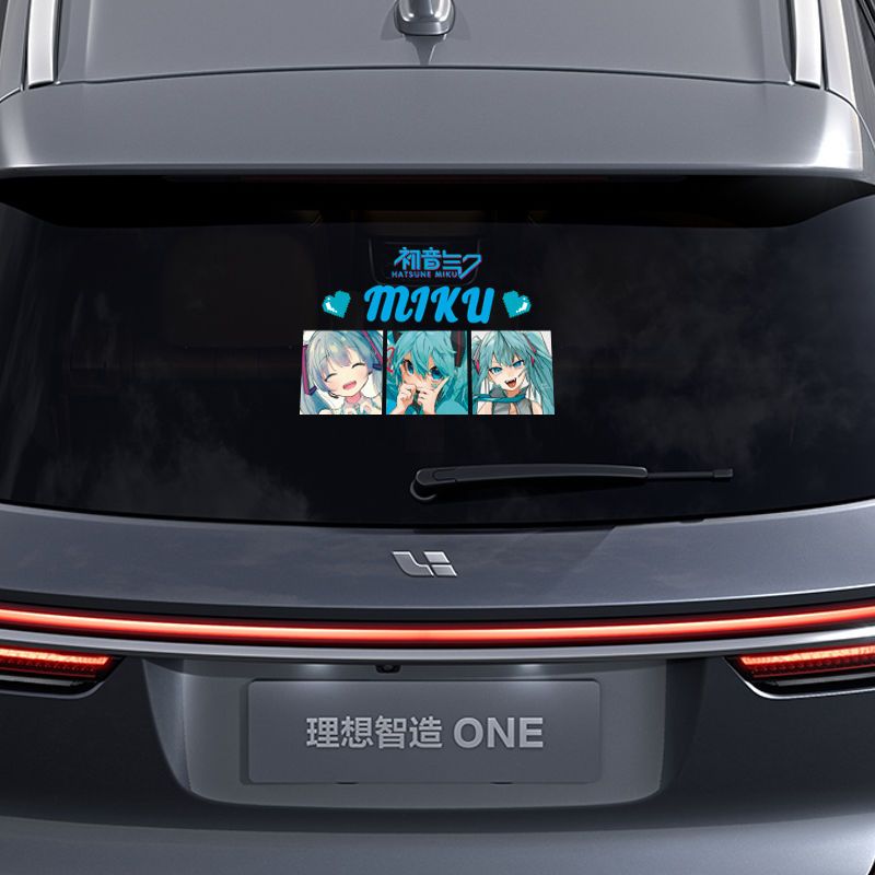 Stiker Reflektif Anime Hatsune - Anime Cosplay 2026 ulasan dan harga