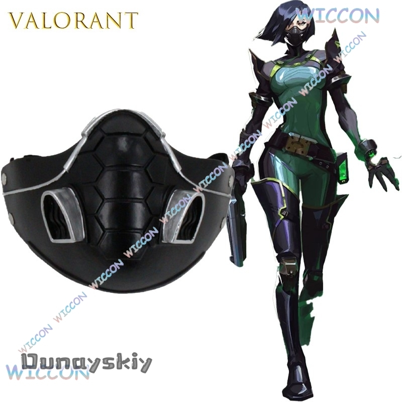 Wig Topeng Ular Viper Valorant - Anime Cosplay Face ulasan dan harga