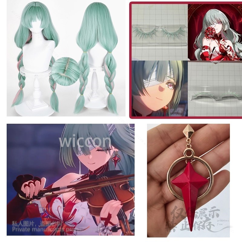 Wig Cosplay Anime Phrolova Ant - Anime Cosplay Pink ulasan dan harga
