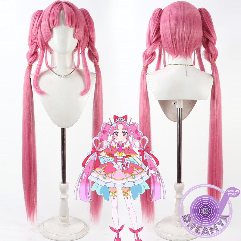 Wig Cosplay Kobayashi Mikuru R - Anime Cosplay Pink ulasan dan harga