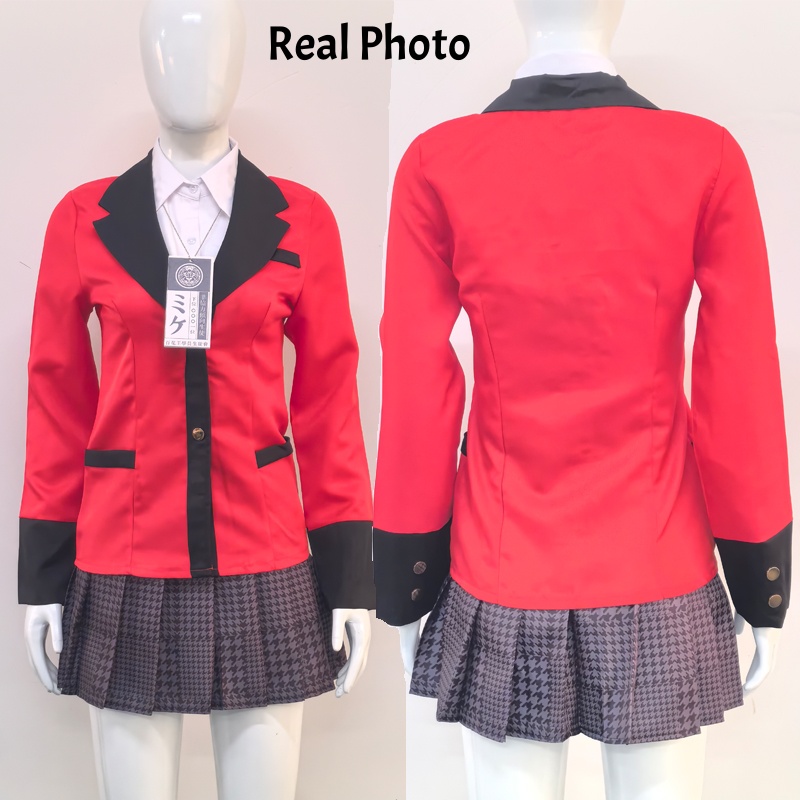 Kostum Cosplay Yumeko Jabami S - Anime Cosplay Yumeko ulasan dan harga