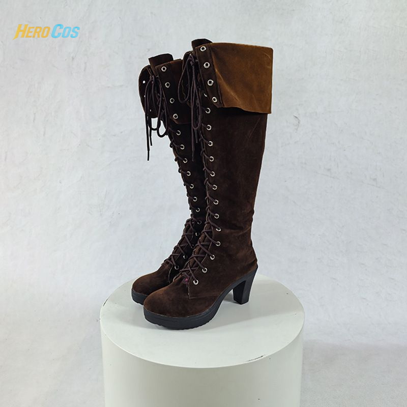 Sepatu Hak Tinggi Cosplay Game - Cosplay Anime Shoes ulasan dan harga