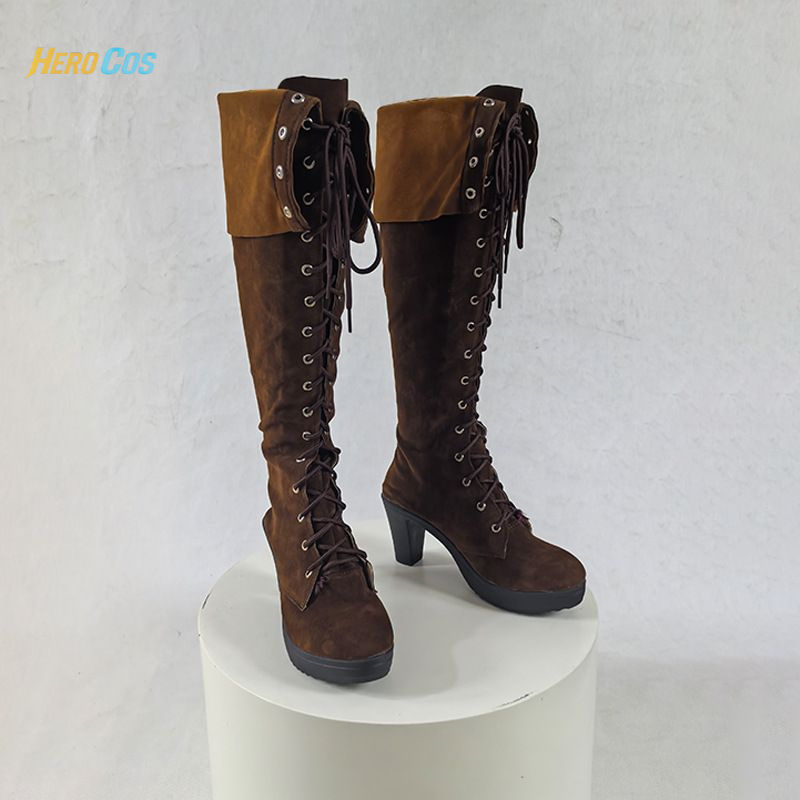Sepatu Hak Tinggi Cosplay Game - Cosplay Anime Shoes ulasan dan harga