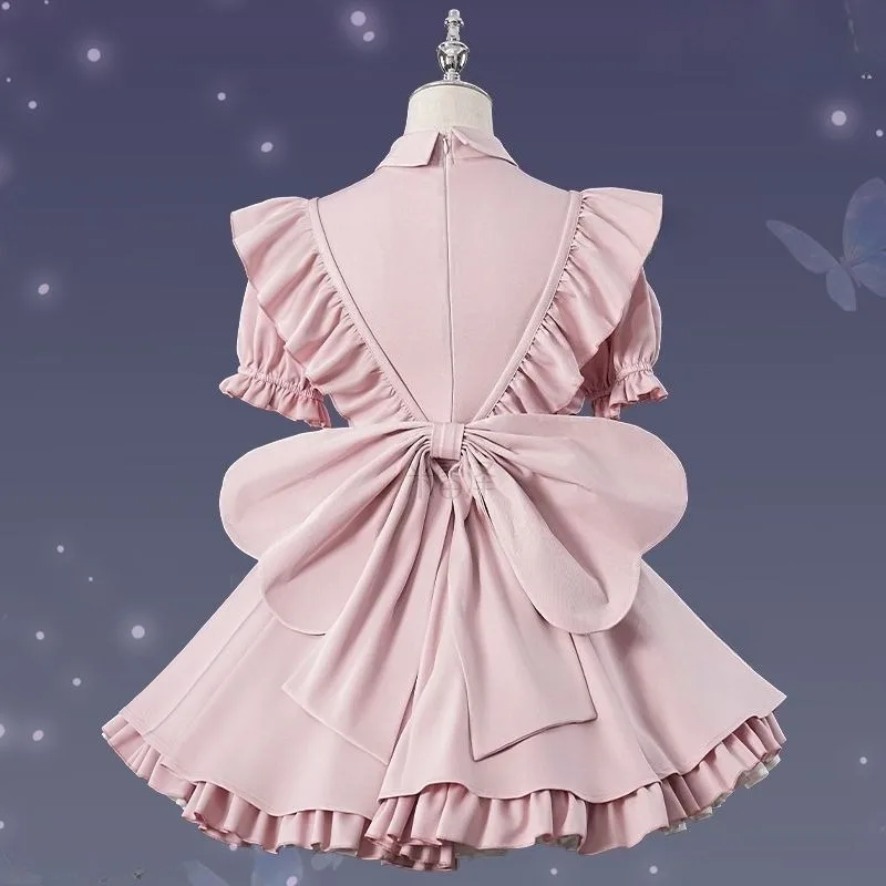 Kostum Cosplay Amano Ichigo Yu - Anime Cosplay Pink ulasan dan harga