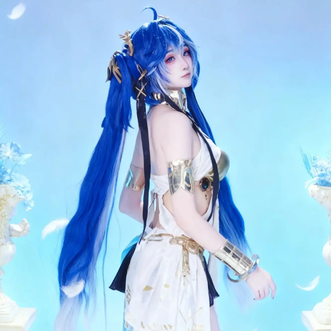 Wig Cosplay Iuno dari Game Wut - Anime Cosplay 2026 ulasan dan harga