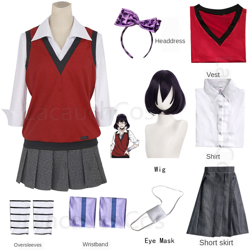 Jabami Yumeko Cosplay Kompulsi - Anime Cosplay Yumeko ulasan dan harga