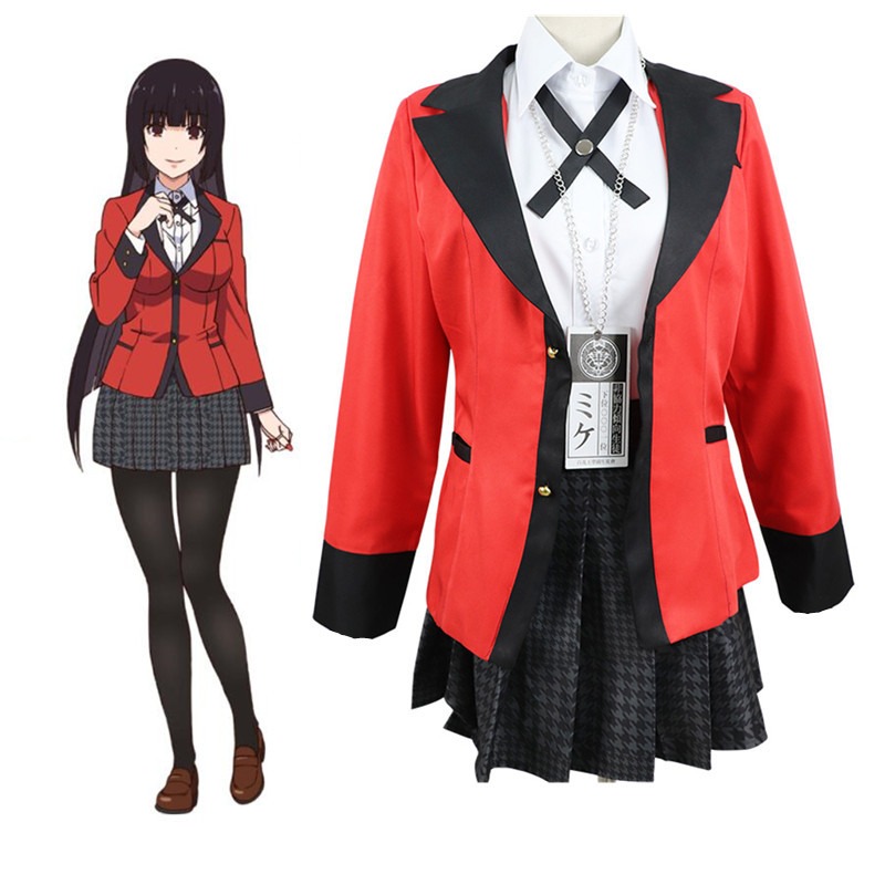 Kostum Cosplay Jabami Yumeko S - Anime Cosplay Yumeko ulasan dan harga